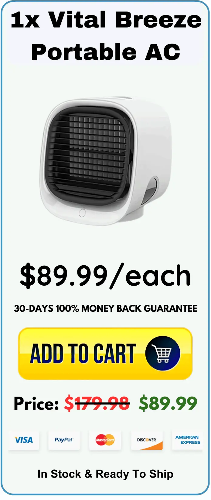 Vital Breeze Portable AC price 